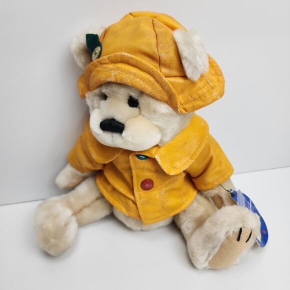 VTG Pickford Brass Button Bears Collection 12" Harper Bear of Health 1996 Teddy - Picture 5 of 9